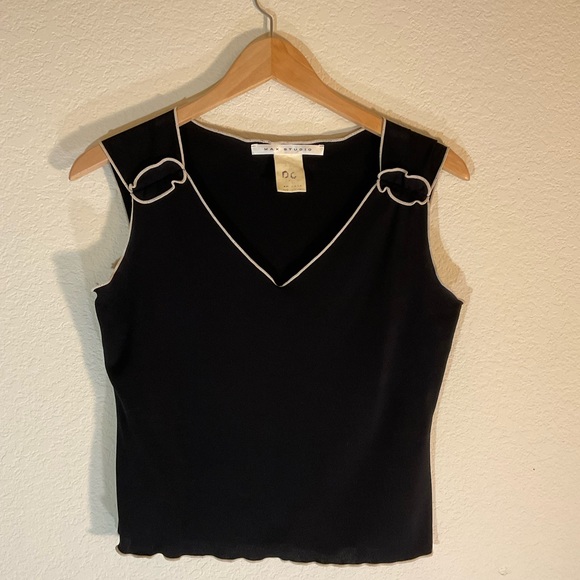 Designer Black Sleeveless Tank Lot, DKNY, BCBG, MS: P/XS/S - Picture 11 of 13